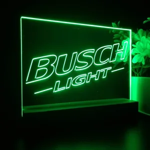 Busch Light Logo Plain LED Desk Light