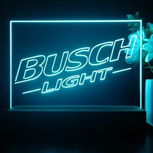 Busch Light Logo Plain LED Desk Light
