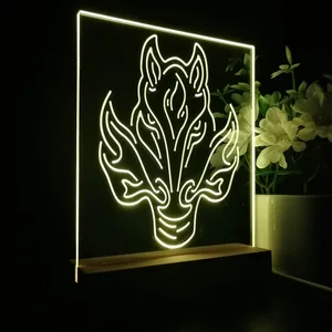 Calgary Flames Alternate Logo LED Desk Light
