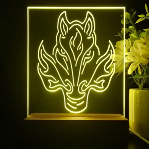 Calgary Flames Alternate Logo LED Desk Light