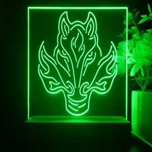 Calgary Flames Alternate Logo LED Desk Light