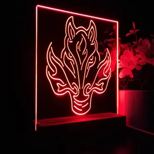 Calgary Flames Alternate Logo LED Desk Light