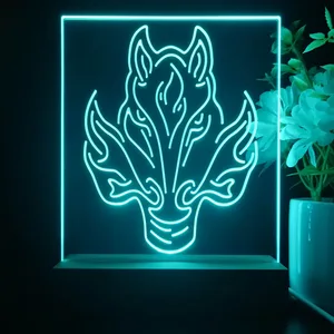 Calgary Flames Alternate Logo LED Desk Light
