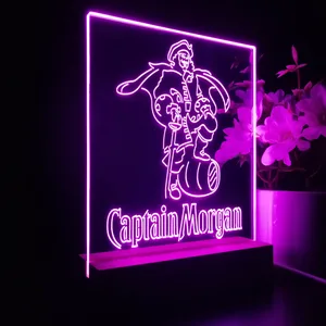 Captain Morgan Standing LED Desk Light