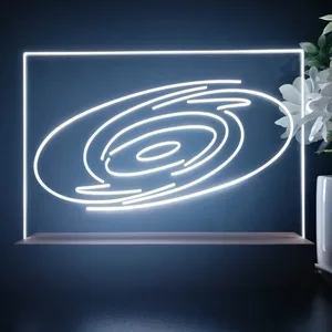 Carolina Hurricanes Logo 1 LED Desk Light