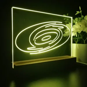 Carolina Hurricanes Logo 1 LED Desk Light