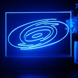 Carolina Hurricanes Logo 1 LED Desk Light