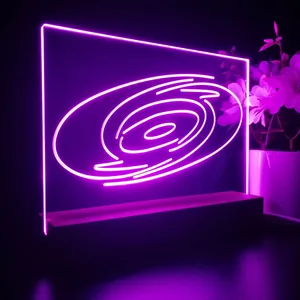 Carolina Hurricanes Logo 1 LED Desk Light