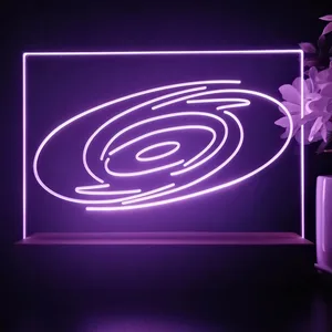 Carolina Hurricanes Logo 1 LED Desk Light