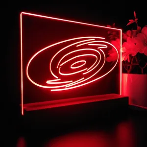 Carolina Hurricanes Logo 1 LED Desk Light