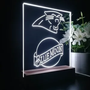 Carolina Panthers Blue Moon LED Desk Light