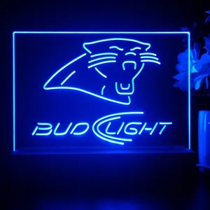 Carolina Panthers Bud Light LED Desk Light