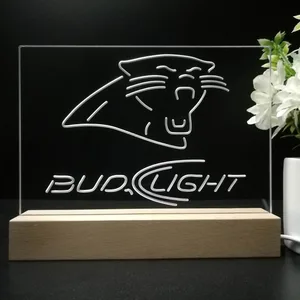 Carolina Panthers Bud Light LED Desk Light