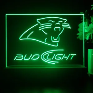 Carolina Panthers Bud Light LED Desk Light