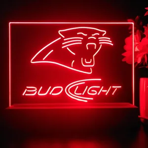 Carolina Panthers Bud Light LED Desk Light