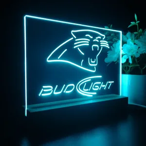 Carolina Panthers Bud Light LED Desk Light