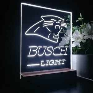 Carolina Panthers Busch Light LED Desk Light