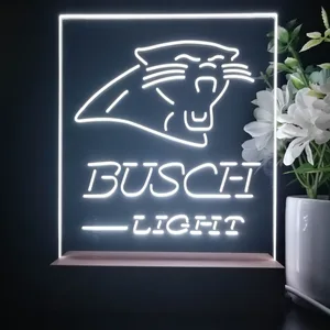 Carolina Panthers Busch Light LED Desk Light