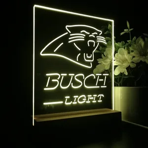 Carolina Panthers Busch Light LED Desk Light
