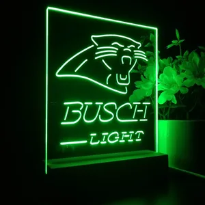Carolina Panthers Busch Light LED Desk Light