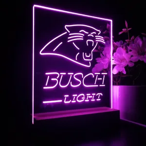 Carolina Panthers Busch Light LED Desk Light