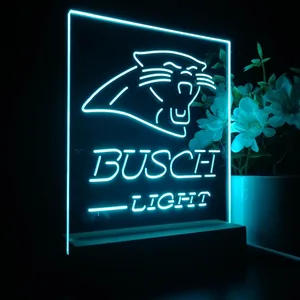Carolina Panthers Busch Light LED Desk Light