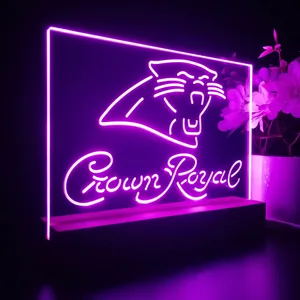 Carolina Panthers Crown Royal LED Desk Light