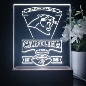 Carolina Panthers EST 1995 LED Desk Light