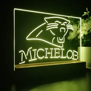 Carolina Panthers Michelob LED Desk Light