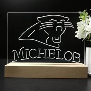 Carolina Panthers Michelob LED Desk Light