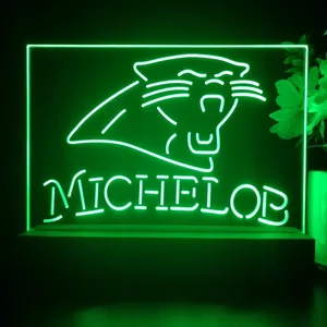 Carolina Panthers Michelob LED Desk Light