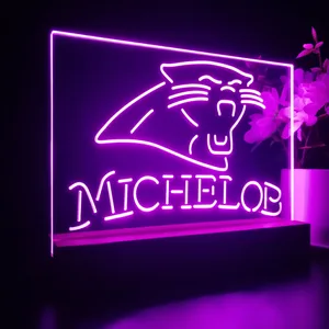 Carolina Panthers Michelob LED Desk Light