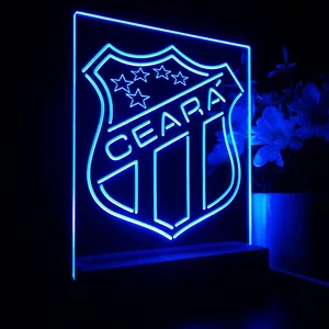 Ceara Sporting Club Logo LED Desk Light