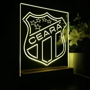 Ceara Sporting Club Logo LED Desk Light