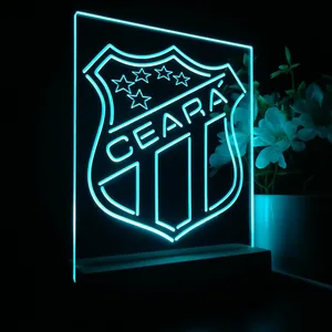 Ceara Sporting Club Logo LED Desk Light
