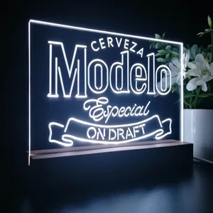 Cerveza Modelo Especial On Draft LED Desk Light