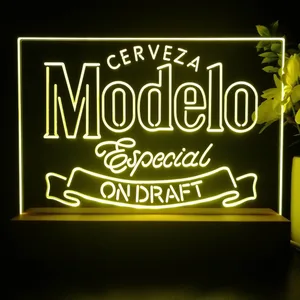 Cerveza Modelo Especial On Draft LED Desk Light