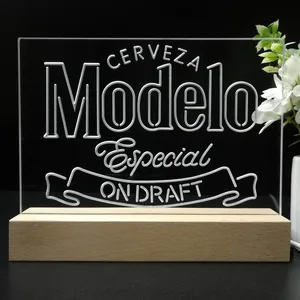 Cerveza Modelo Especial On Draft LED Desk Light