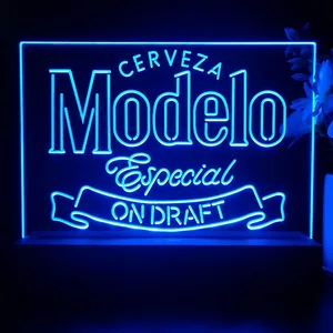 Cerveza Modelo Especial On Draft LED Desk Light