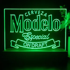 Cerveza Modelo Especial On Draft LED Desk Light