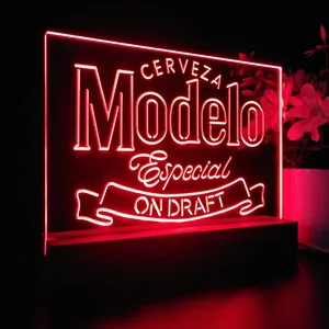 Cerveza Modelo Especial On Draft LED Desk Light