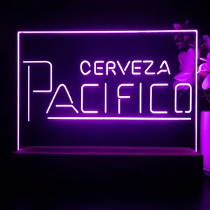 Cerveza Pacifico Banner LED Desk Light