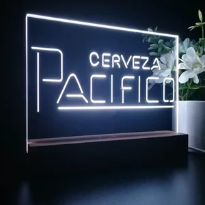 Cerveza Pacifico Banner LED Desk Light