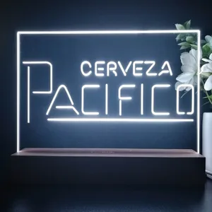 Cerveza Pacifico Banner LED Desk Light