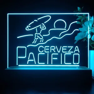 Cerveza Pacifico Surf LED Desk Light