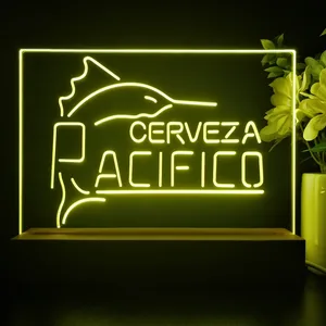 Cerveza Pacifico Swordfish LED Desk Light