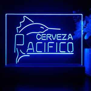 Cerveza Pacifico Swordfish LED Desk Light