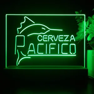 Cerveza Pacifico Swordfish LED Desk Light