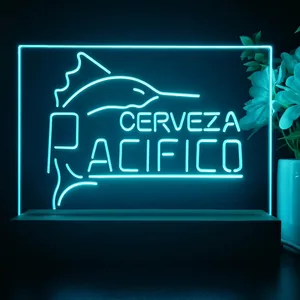 Cerveza Pacifico Swordfish LED Desk Light