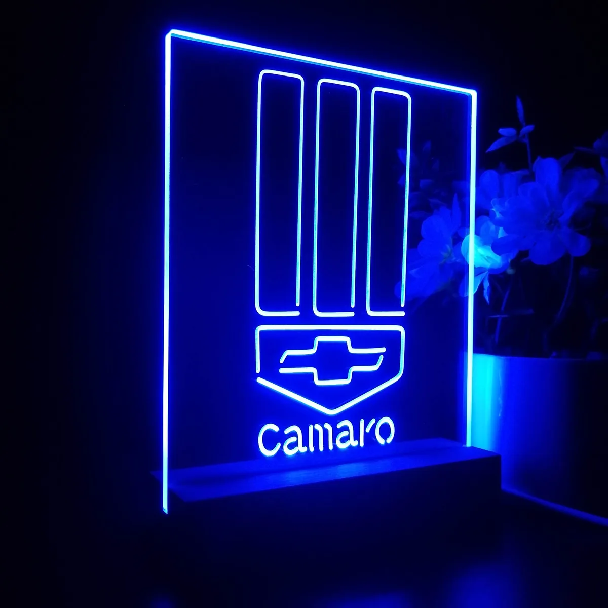 Chevrolet Camaro Emblem LED Desk Light